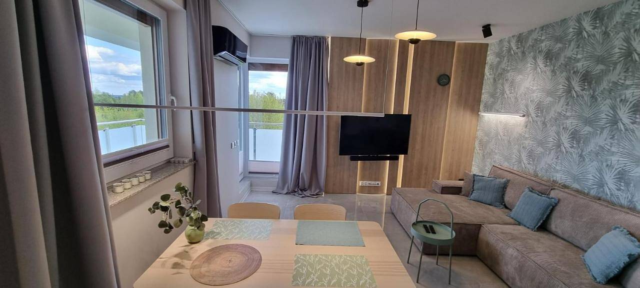 Cały apartament, 62m2 Apartament Premium Łąki i Pola, Elektryczne Rolety, Klimatyzacja, Garaż, Ładowarka Aut Elektrycznych in Suwałki, Podlasie