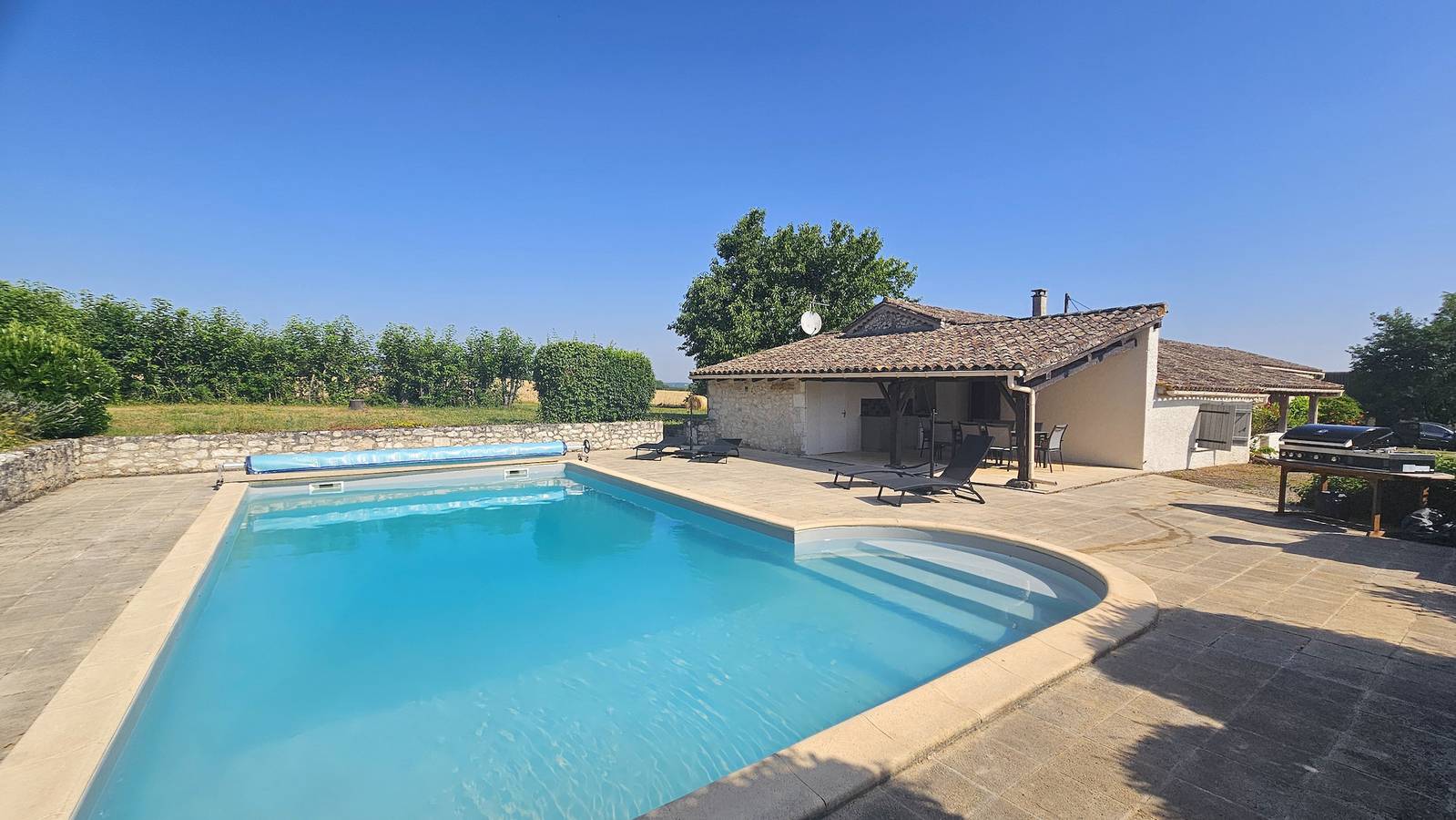 La Noisette in Monflanquin, Villeneuve-sur-Lot und Umgebung