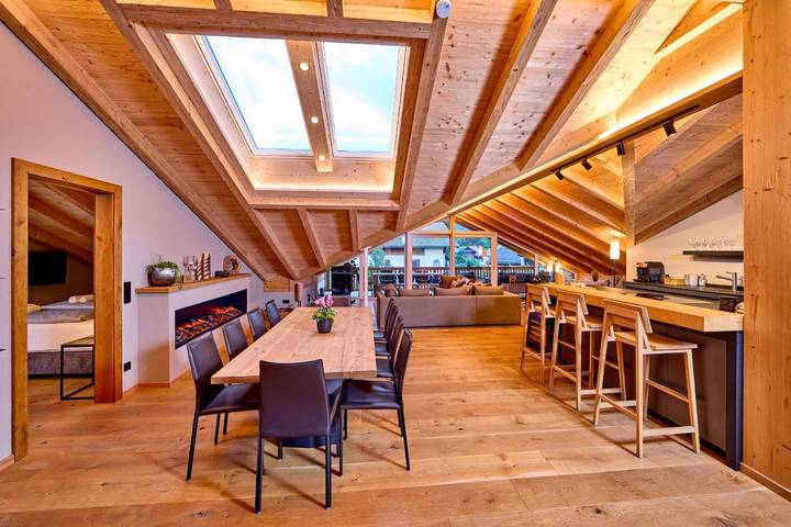 Hütte für 9 Personen, mit Ausblick und Balkon sowie Sauna in Garmisch-Partenkirchen - 4