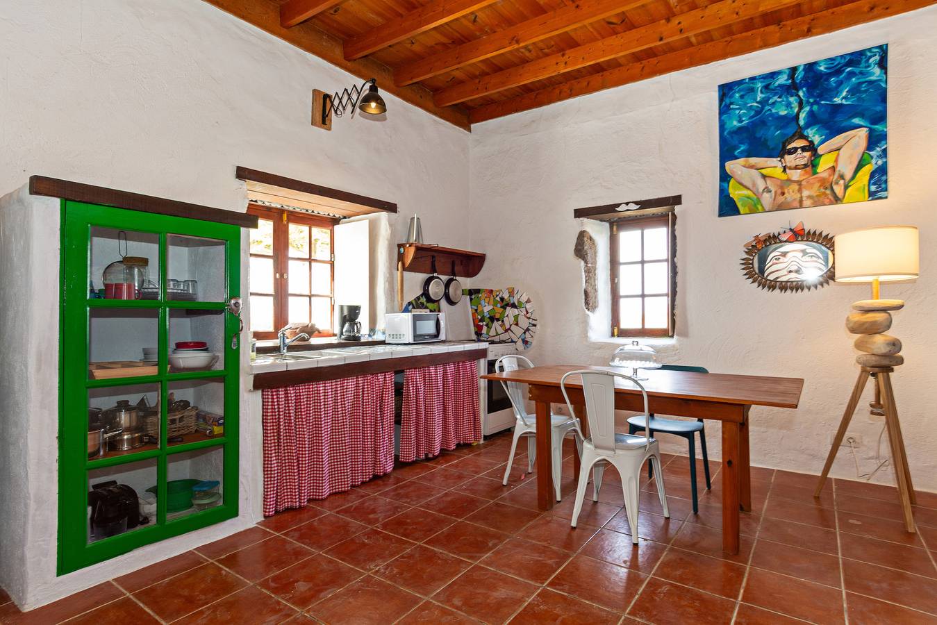 Bohemian Art House - 2Br in Yaiza & Garden in Las Breñas, Yaiza