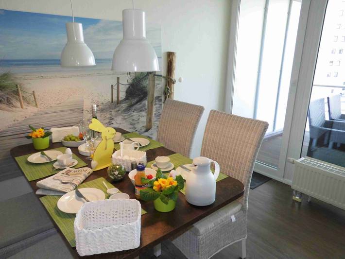 Ferienhaus für 4 Personen, mit Balkon und Seeblick in Sahlenburg - 4