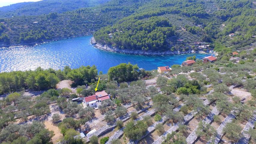 Smještaj za odmor za 5 osoba, s Pogled na ocean i Vrt u Vela Luka