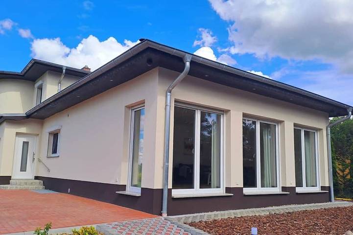 Ferienhaus für 7 Personen, mit Garten