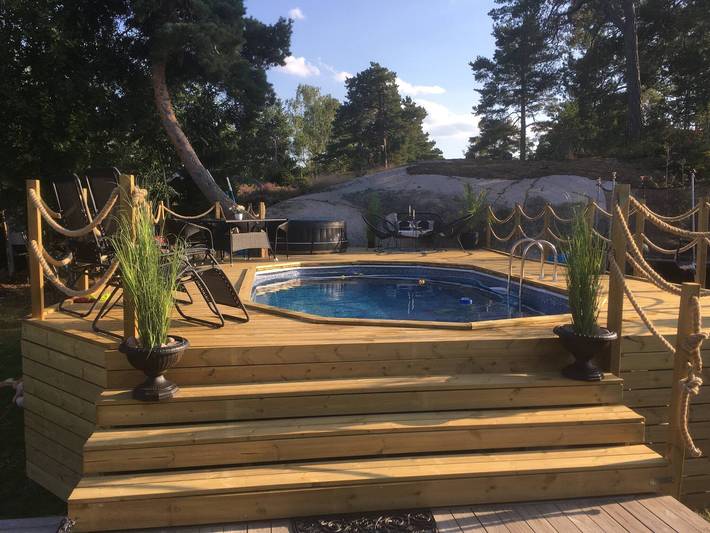 Hus för 6 Personer, med balkong/terrass och bastu i Åkersberga