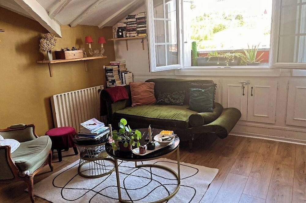 Ganze Wohnung, Charming apartment on the port of Ciboure, Golf course 600m away on foot in Ciboure, Bayonne und Umgebung