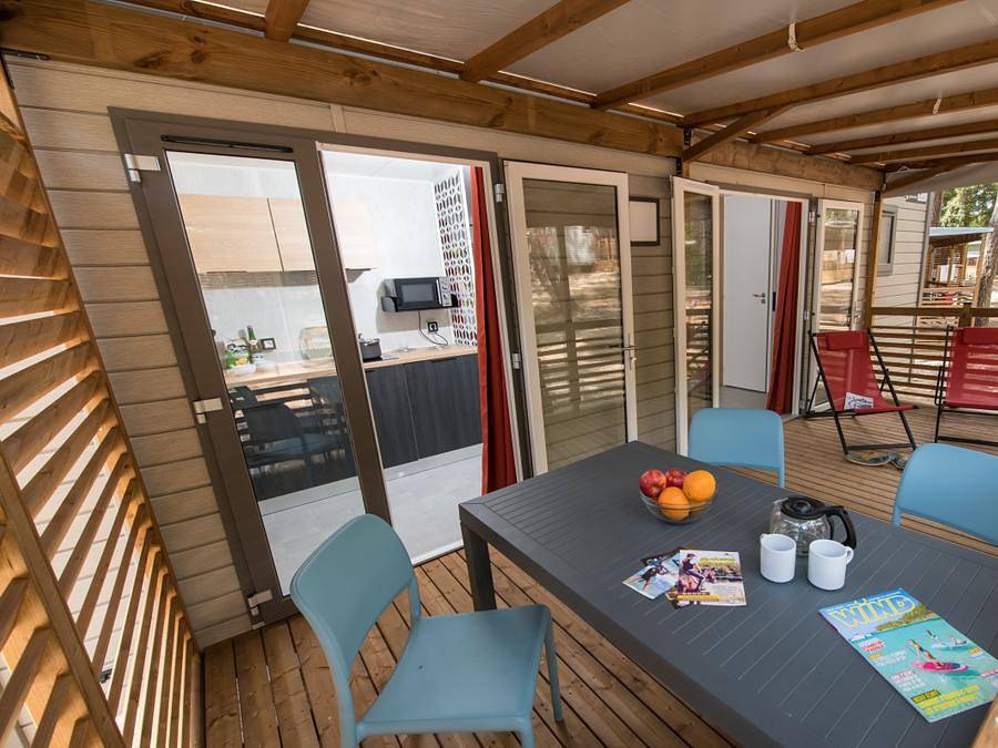 Camping Vacances André Trigano - Domaine de Montcalm - Mobilhome 6 personnes - Clim in Les Mathes, Côte de Beauté