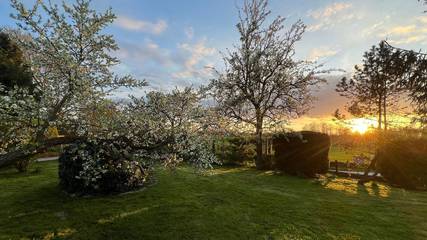 Ferienhaus für 6 Personen, mit Ausblick und Garten in Steinberg