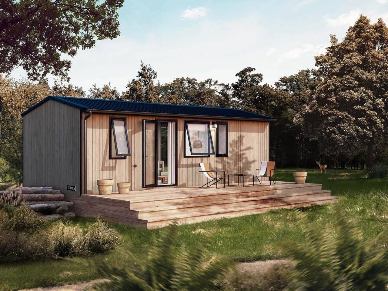 Komfortables chalet für 4 Personen mit modernem Ambiente und ganzjährigem Komfort in Poppel, Ravels