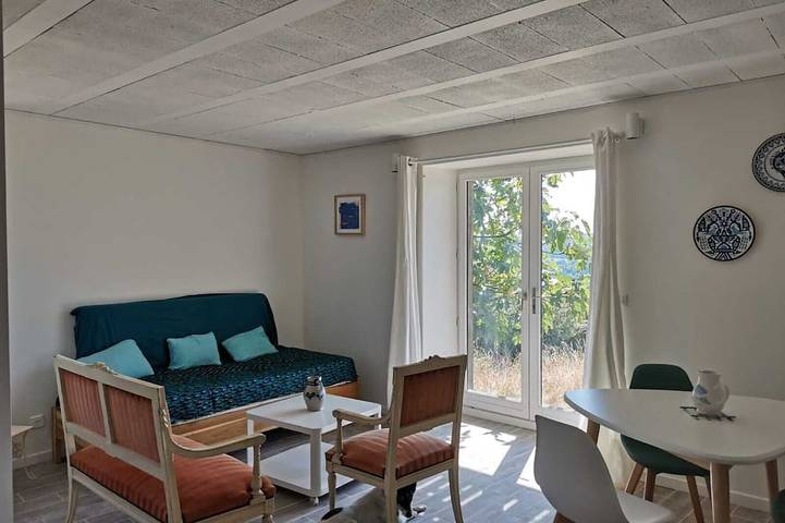 Appartement de vacances pour 3 personnes, avec terrasse et jardin