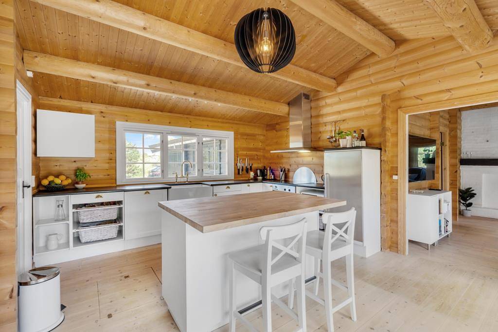 Holzferienhaus in Grærup mit Außenwhirlpool und fantastischer Lage in Grærup, Varde