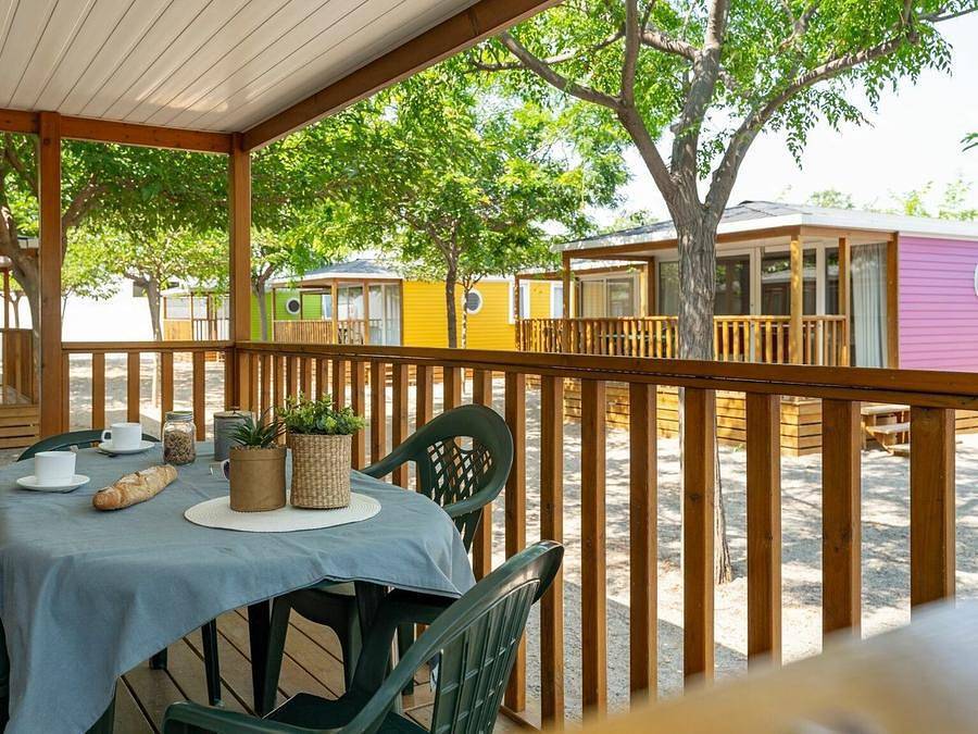 Camping Sandaya Valencia - Mobilheim 4 personen - Cottage Horchata 4p 2ch **** in Puçol, Costa de Valencia