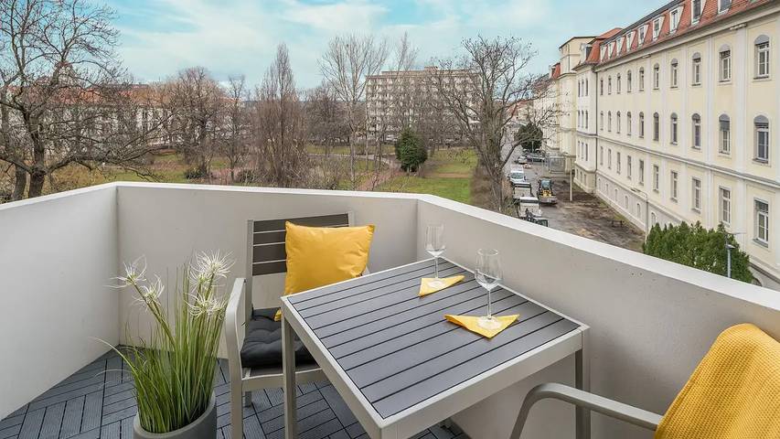 Ferienwohnung für 2 Personen, mit Balkon in Internationales Dixieland Festival Dresden - 3