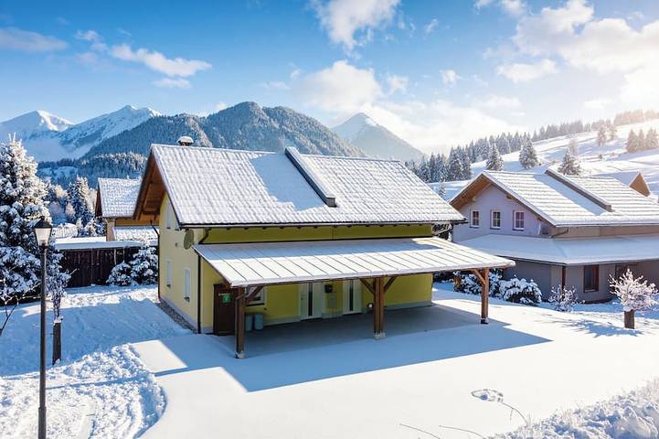 Chalet für 6 Personen, mit Garten und Balkon, mit Haustier