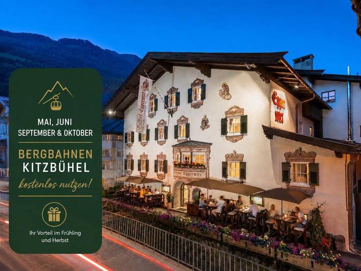 Hotel dla 3 osób, z widok i taras, zwierzęta dozwolone w Kitzbühel
