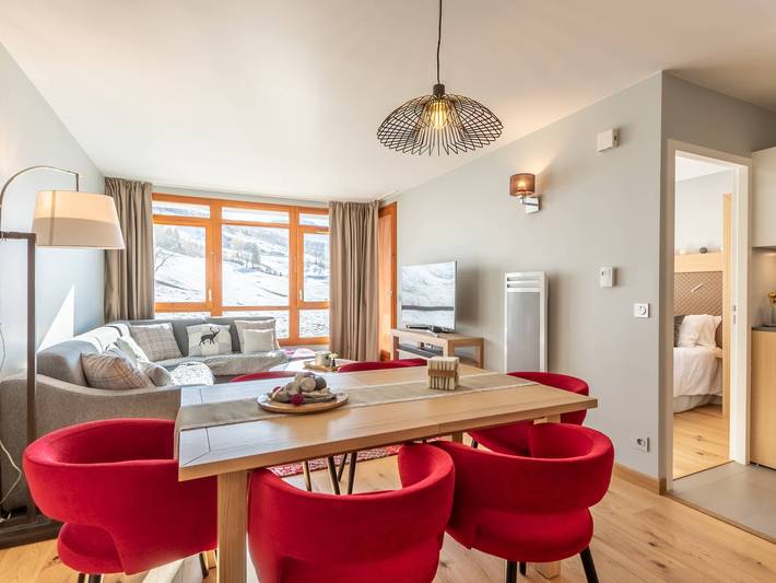 Gîte pour 6 personnes, avec jacuzzi et sauna ainsi que piscine et terrasse à Bourg-Saint-Maurice - 4