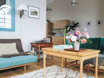 Gîte pour 2 personnes, avec terrasse et jardin à Penzance