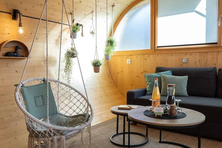Gîte pour 4 personnes, avec jardin et balcon, animaux acceptés à Sainte-Croix-aux-Mines