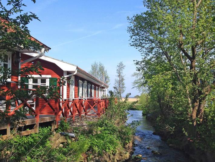 Feriehus for 4 personer, med Terrasse i Syd-Sverige