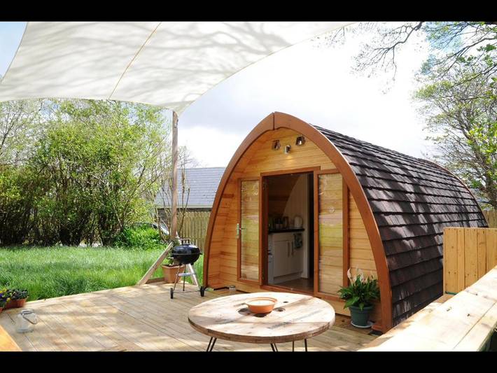 Glamping for 2 people, with Terrace and Garden as well as View in County Kerry