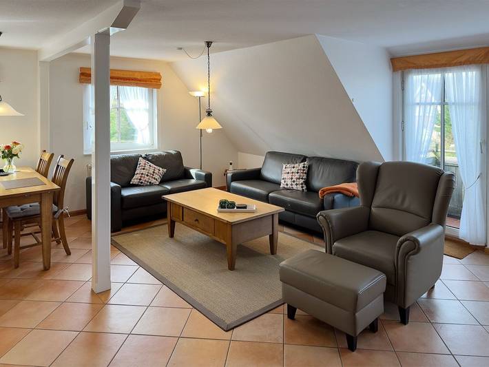 Ferienwohnung für 2 Personen, mit Balkon und Ausblick in Norddorf