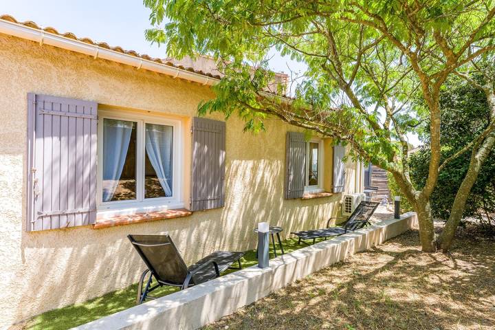 Maison de vacances pour 3 personnes, avec jardin