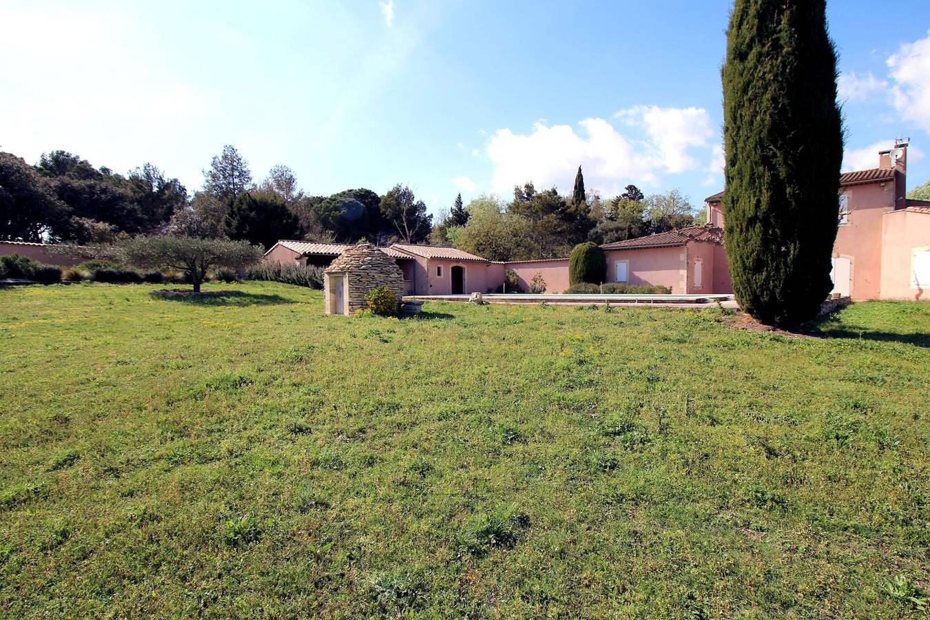 Mas d'exception à Noves climatisé, piscine et vue Alpilles, animaux acceptés (2). in Noves, Région d'Arles