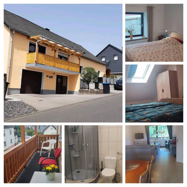 Ferienwohnung für 8 Personen, mit Balkon und Terrasse in Kell am See