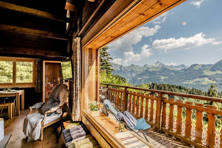 Chalet pour 12 personnes, avec Balcon ainsi que Terrasse et Jardin à Manigod - 4