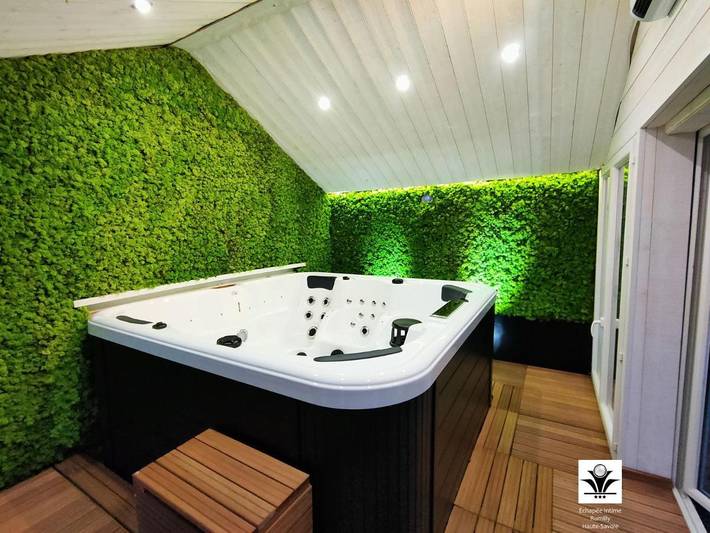 Location de vacances pour 8 personnes, avec piscine et jacuzzi ainsi que jardin et sauna, animaux acceptés à Rumilly - 4