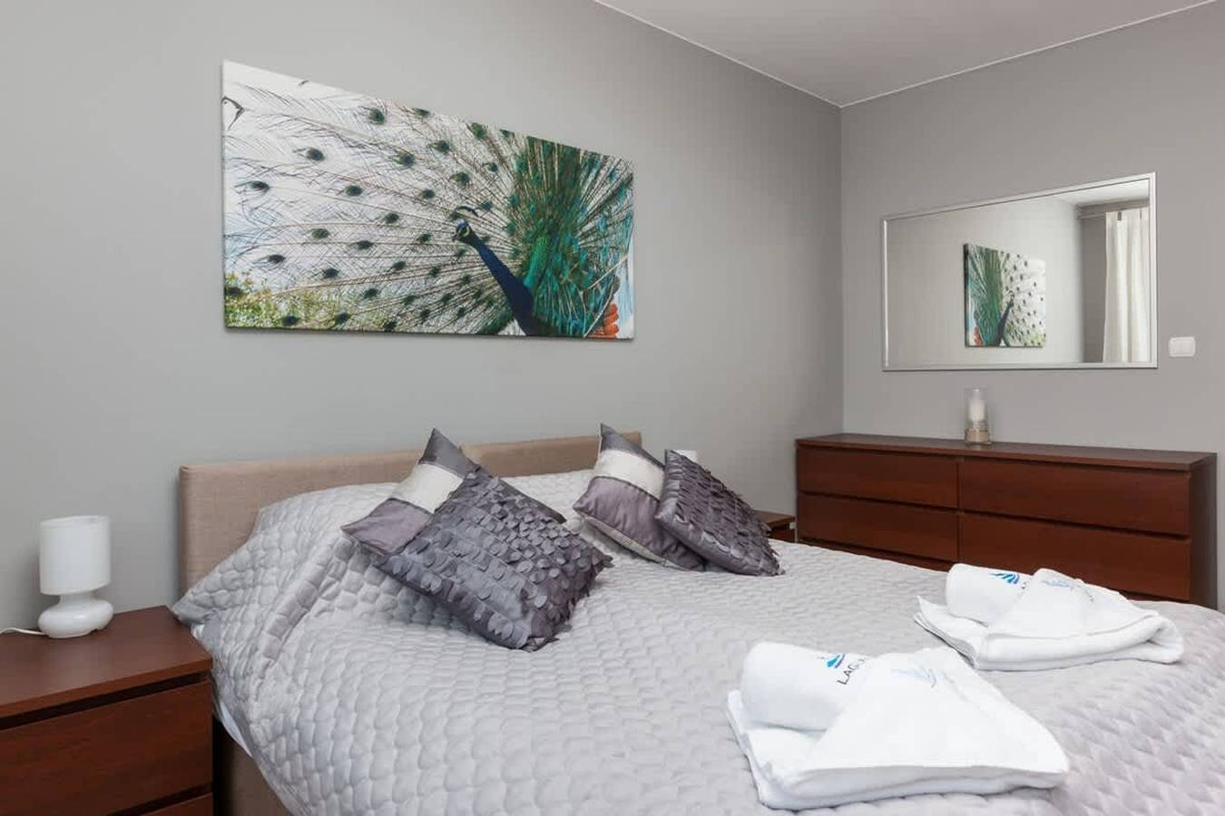 Entire apartment, Zdrojowa 22 Black and White Apartment Parking in Świnoujście, Szczecin Lagoon