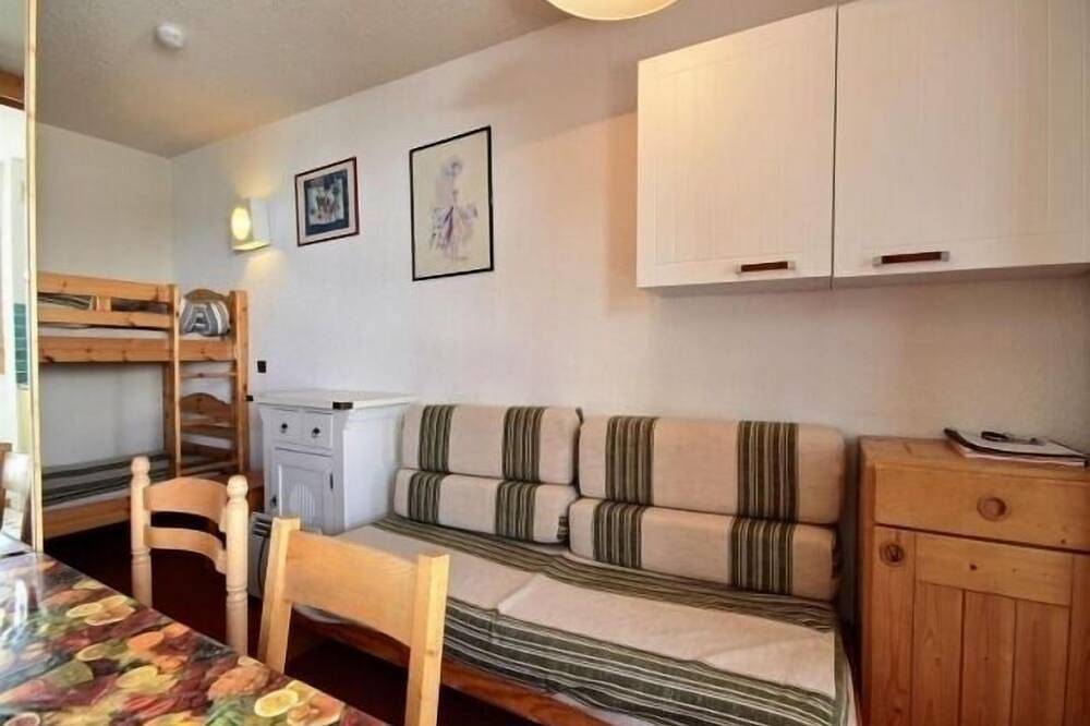 Ganze Wohnung, Teilbares Studio 4 Pers. süd, Balkon, ski-in/ski-out, Belle Plagne in Belle Plagne, La Plagne-Tarentaise