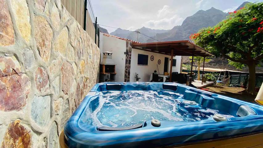 Maison de vacances 'Vv Tasartico' avec vue sur mer, bain à remous & Wi-Fi in Tasartico, La Aldea de San Nicolás