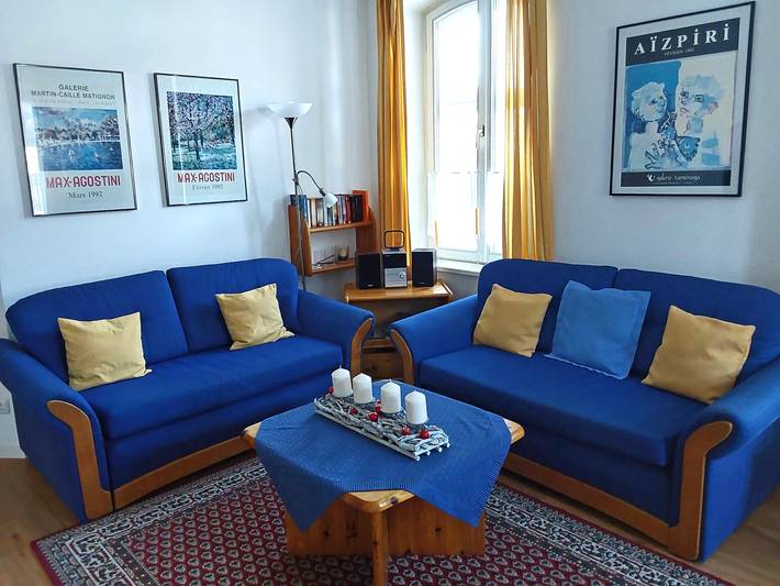 Ganze Ferienwohnung, Ferienwohnung Schwark Haus Elisabeth - Ferienwohnung 2-3 Pers. separates Schlafzimmer, Wohnraum mit Schlafcouch und Süd-Balkon, 58 qm in Kampenwand, Aschau im Chiemgau