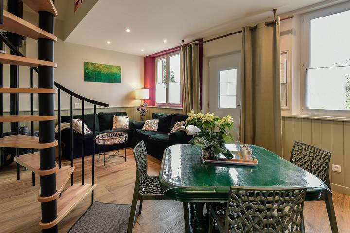 Maison de vacances pour 4 personnes, avec balcon et jardin, animaux acceptés