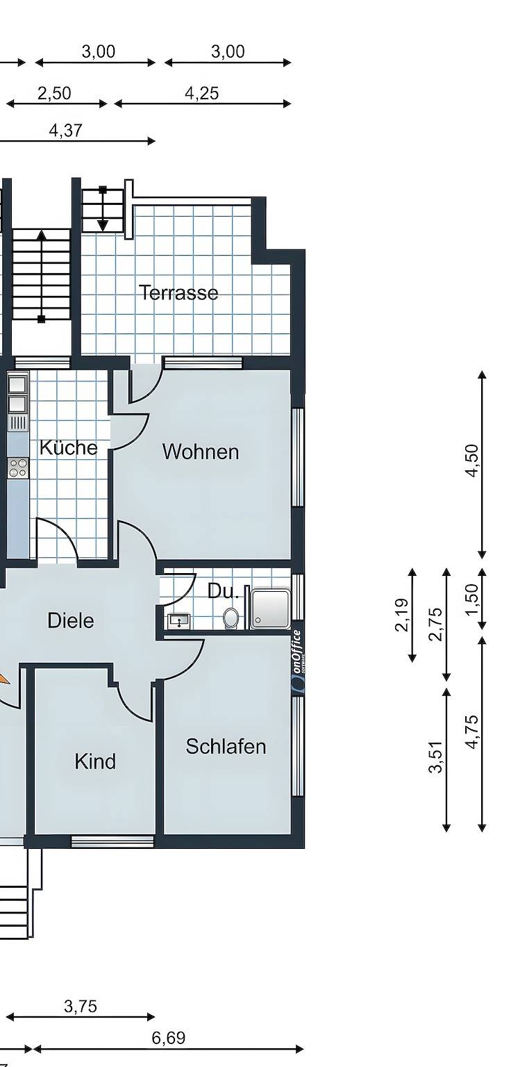Ganze Wohnung, Wohnung Nr. 2 mit privater Terrasse, zwei Schlafzimmern, Gemeinschaftsgarten und Parkplatz - 85 qm in Döse, Cuxhaven