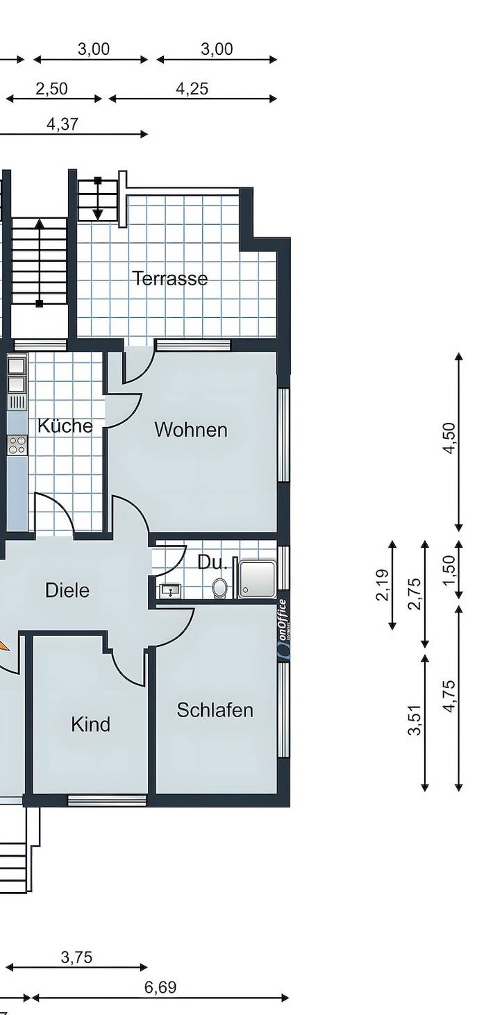 Ferienwohnung für 4 Personen, mit Garten in Cuxhaven Strand - 4