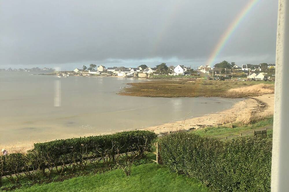 Asserac : Maison avec vue exceptionnelle mer, accès directe à la plage,12 pers. in Pen Bé, Assérac