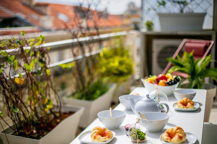 Ferienwohnung für 4 Personen, mit Terrasse in Nizza