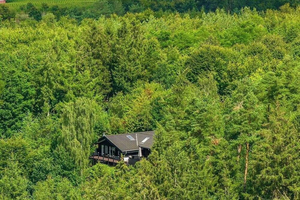 Waldhütte mit Blick auf den Bryrup Langsø in Bryrup, Silkeborg