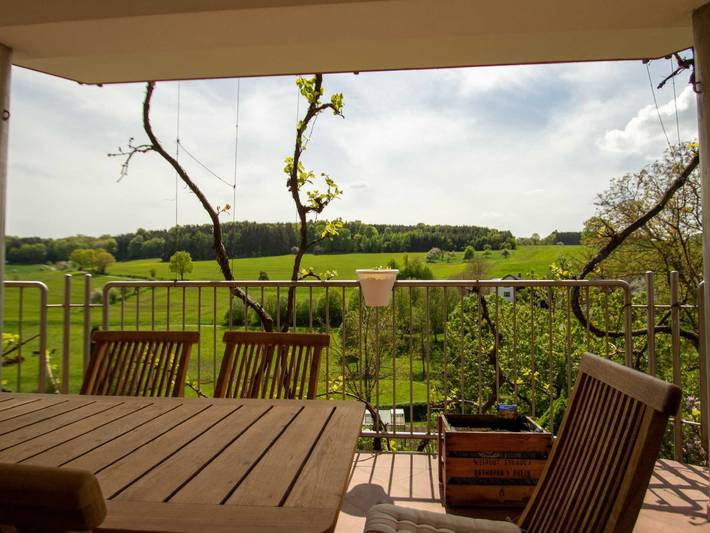 Ferienwohnung für 7 Personen, mit Ausblick und Balkon, kinderfreundlich in Michelstadt