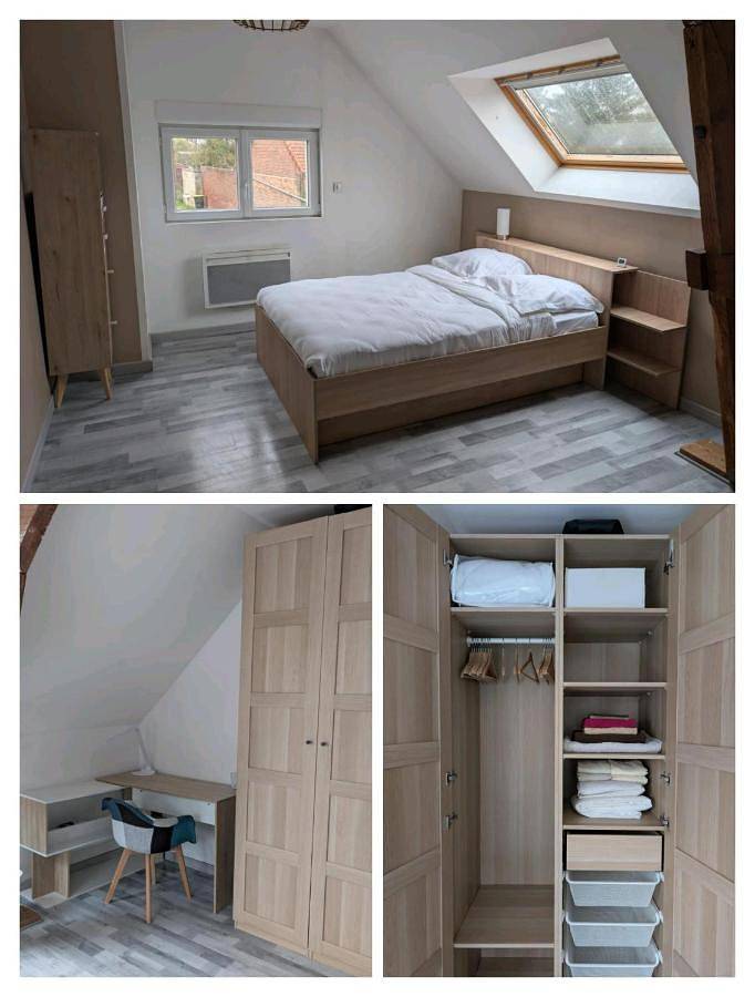 Maison d’hôte pour 2 personnes, avec terrasse ainsi que vue et jardin, animaux acceptés dans Viry-Noureuil