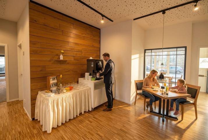 Hotel für 2 Personen, mit Balkon und Balkon/Terrasse sowie Terrasse und Garten in Lüdinghausen - 3