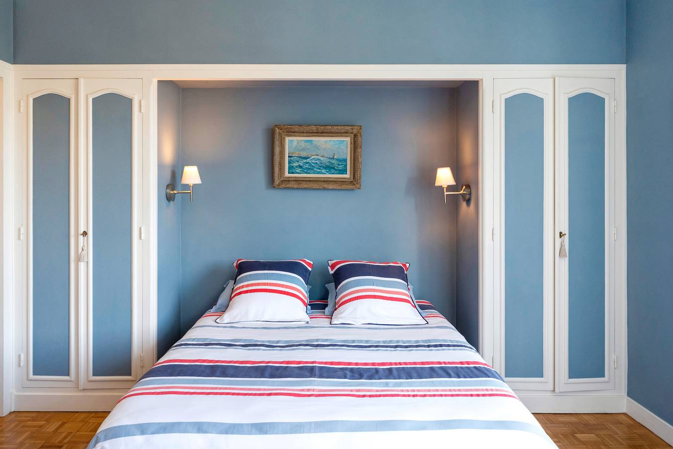 Chambre d'hôtes 'L'annexe - Chambre' avec vue sur la mer, balcon et Wi-Fi in Ciboure, Région de Bayonne