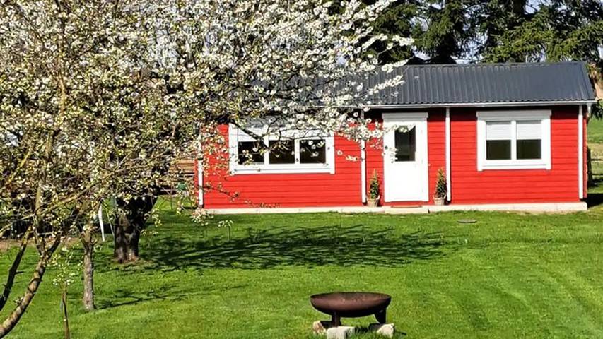 Ferienhaus für 3 Personen, mit Garten