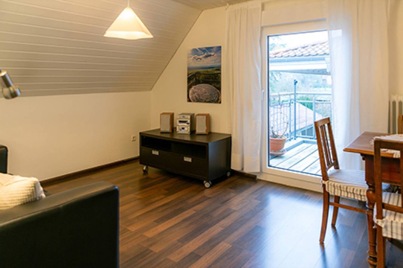 Appartement entier, Appartement 'Krumme Gustels Hüs' avec balcon et Wi-Fi in Bahlingen, Kaiserstuhl