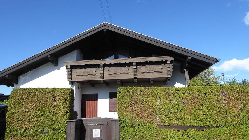 Ferienhaus für 6 Personen, mit Garten und Ausblick in Murnau am Staffelsee