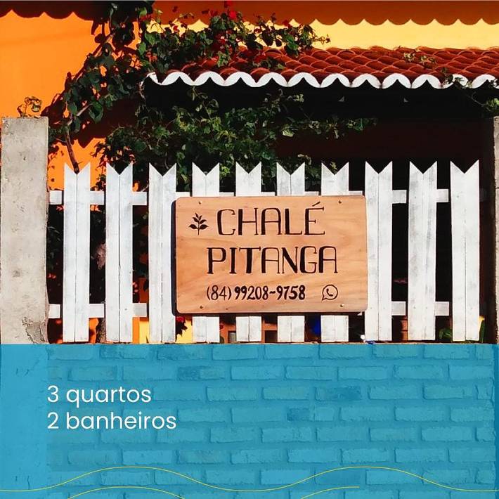 Casas e apartamentos de temporada para 8 pessoas, com balcão e jardim em São Miguel do Gostoso