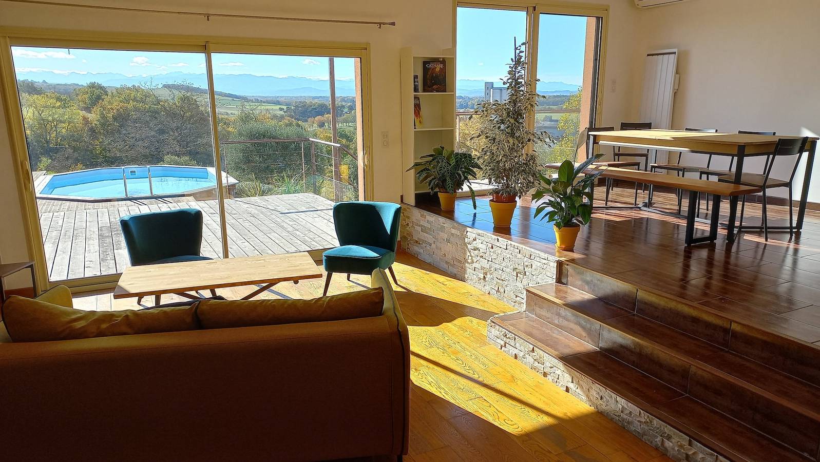 Voll ausgestattetes Haus mit Pool, Aussicht & ruhiger Lage in Belpech, Carcassonne und Umgebung