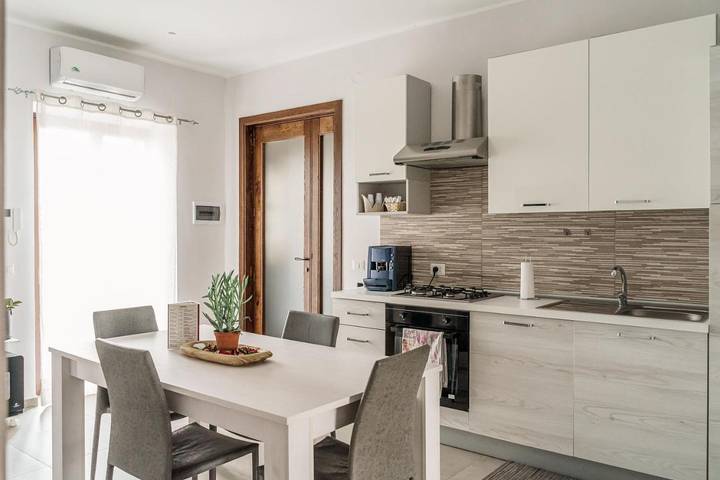 Ferienhaus für 8 Personen, mit Balkon und Terrasse sowie Ausblick
