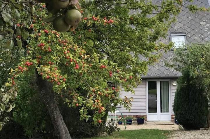 Location de vacances pour 6 personnes, avec terrasse et jardin à Ancretteville-sur-Mer